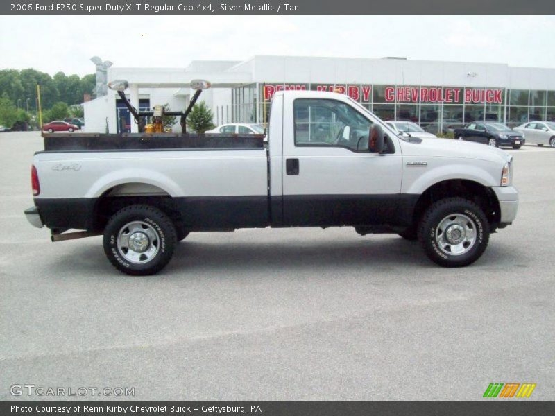 Silver Metallic / Tan 2006 Ford F250 Super Duty XLT Regular Cab 4x4