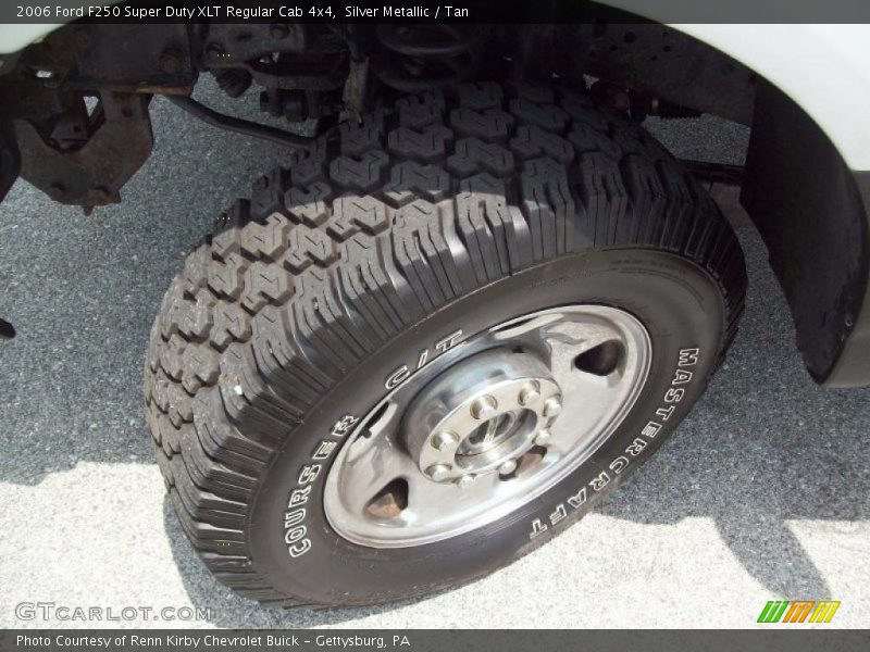 Silver Metallic / Tan 2006 Ford F250 Super Duty XLT Regular Cab 4x4