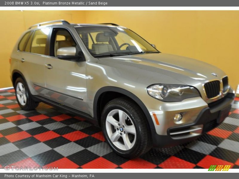 Platinum Bronze Metallic / Sand Beige 2008 BMW X5 3.0si