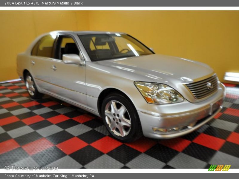Mercury Metallic / Black 2004 Lexus LS 430