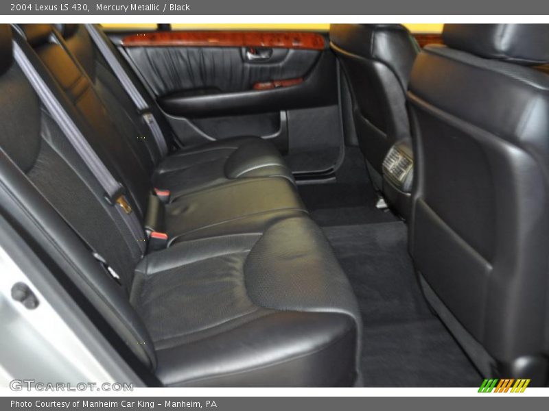Mercury Metallic / Black 2004 Lexus LS 430