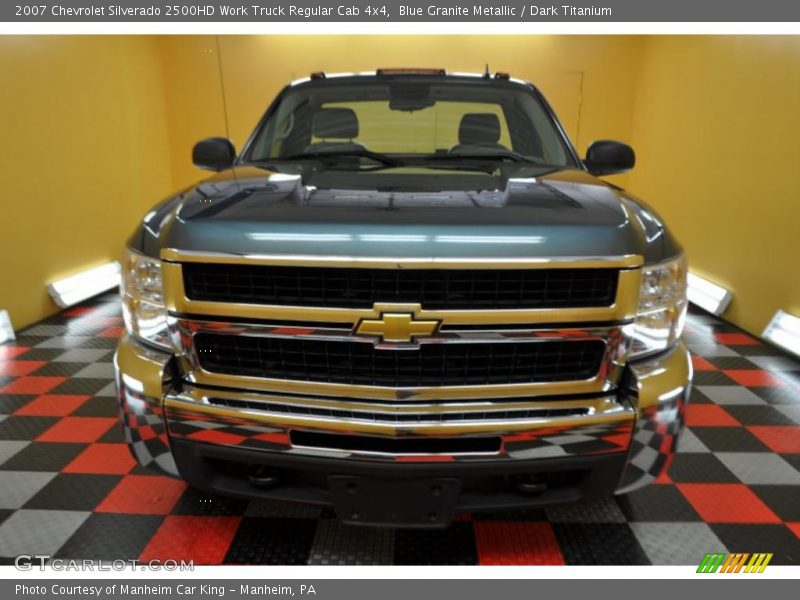 Blue Granite Metallic / Dark Titanium 2007 Chevrolet Silverado 2500HD Work Truck Regular Cab 4x4