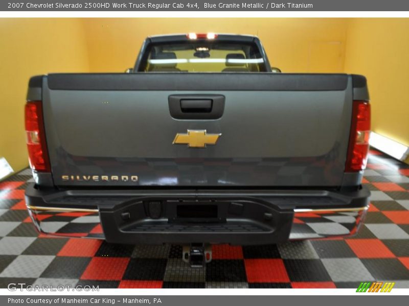 Blue Granite Metallic / Dark Titanium 2007 Chevrolet Silverado 2500HD Work Truck Regular Cab 4x4