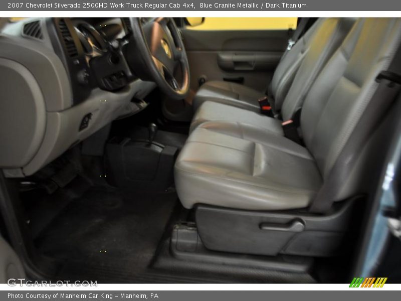 Blue Granite Metallic / Dark Titanium 2007 Chevrolet Silverado 2500HD Work Truck Regular Cab 4x4