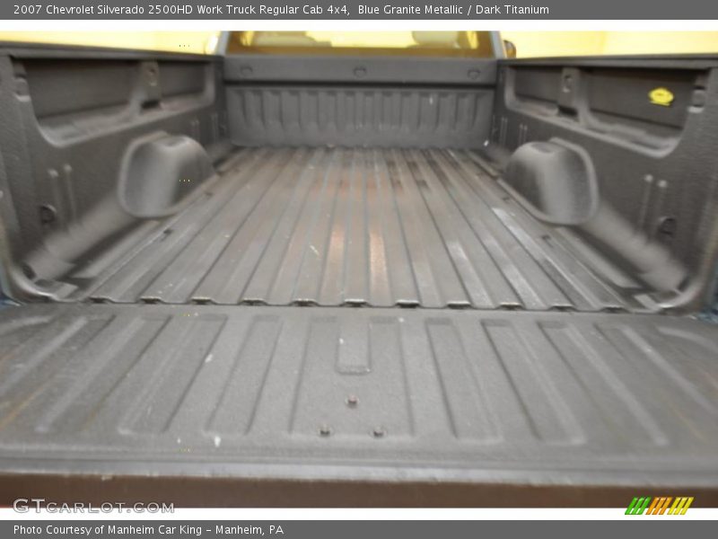 Blue Granite Metallic / Dark Titanium 2007 Chevrolet Silverado 2500HD Work Truck Regular Cab 4x4