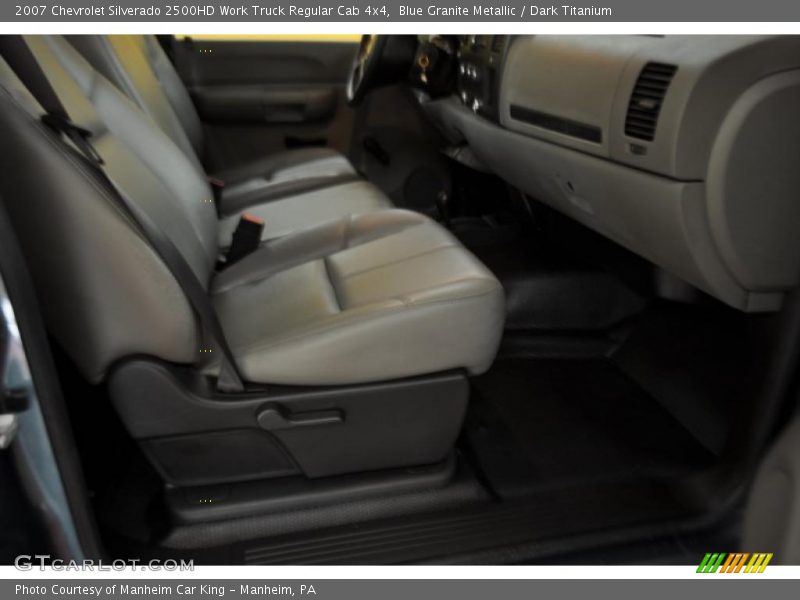 Blue Granite Metallic / Dark Titanium 2007 Chevrolet Silverado 2500HD Work Truck Regular Cab 4x4