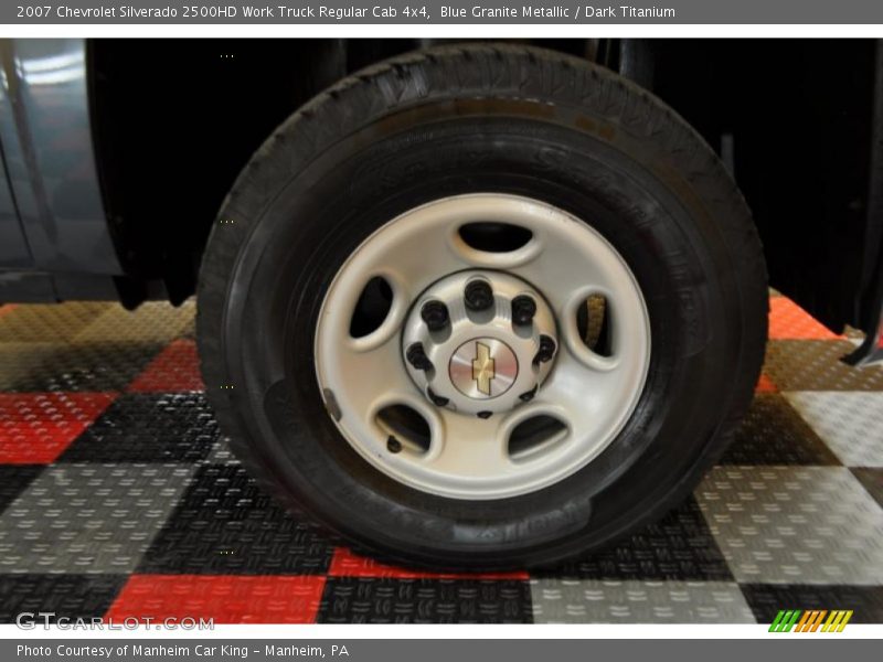 Blue Granite Metallic / Dark Titanium 2007 Chevrolet Silverado 2500HD Work Truck Regular Cab 4x4