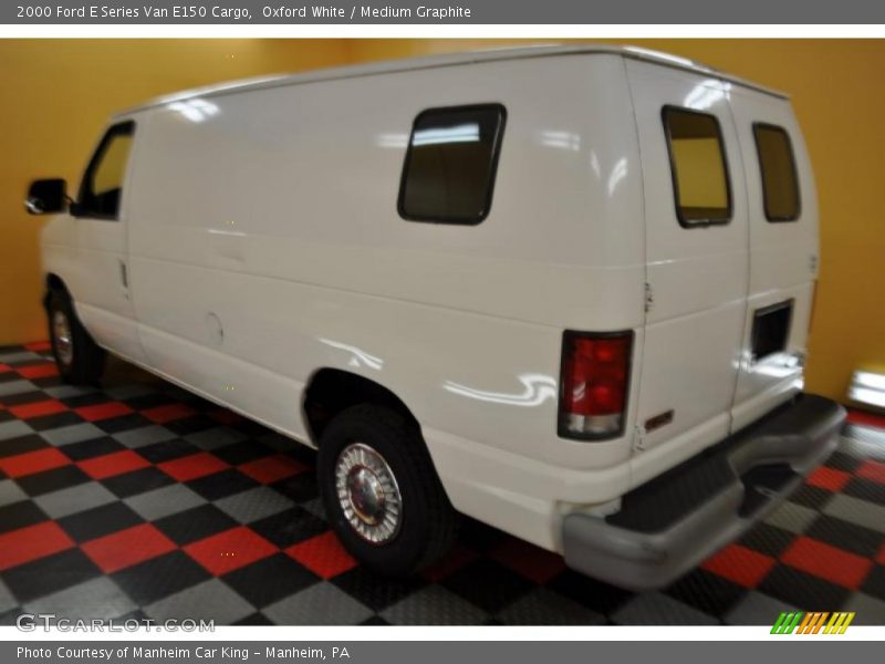 Oxford White / Medium Graphite 2000 Ford E Series Van E150 Cargo