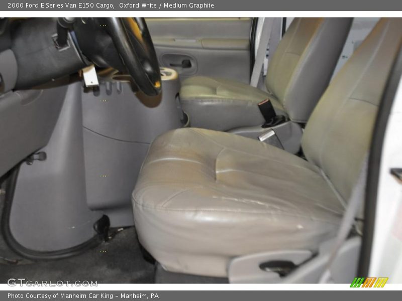 Oxford White / Medium Graphite 2000 Ford E Series Van E150 Cargo
