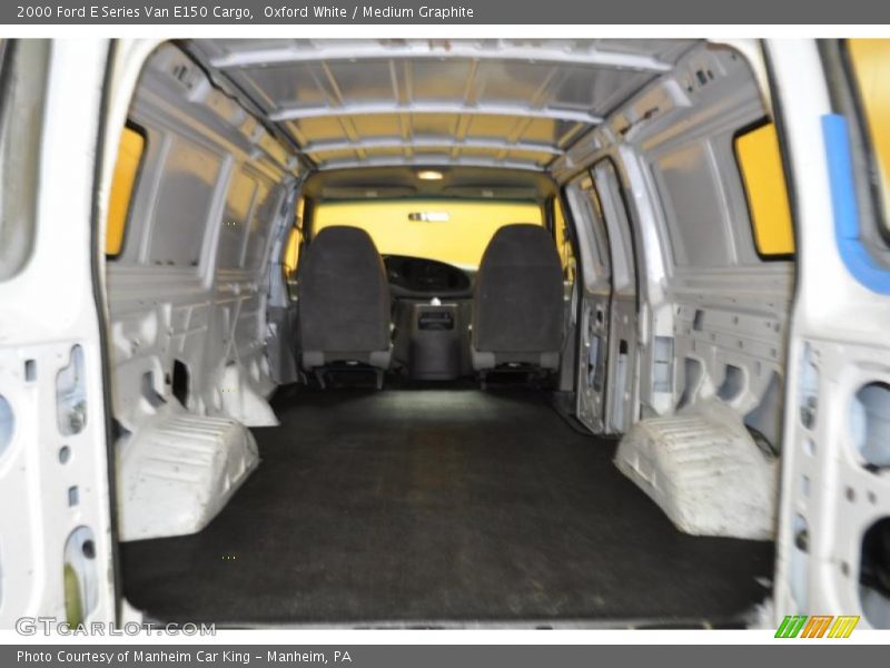 Oxford White / Medium Graphite 2000 Ford E Series Van E150 Cargo