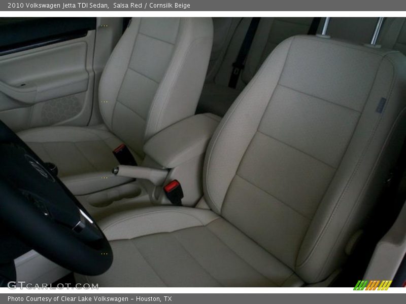 Salsa Red / Cornsilk Beige 2010 Volkswagen Jetta TDI Sedan