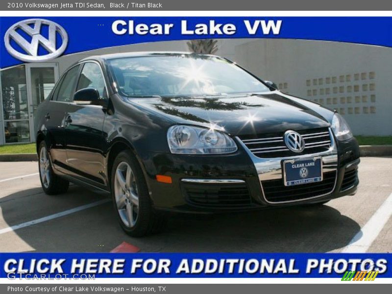 Black / Titan Black 2010 Volkswagen Jetta TDI Sedan