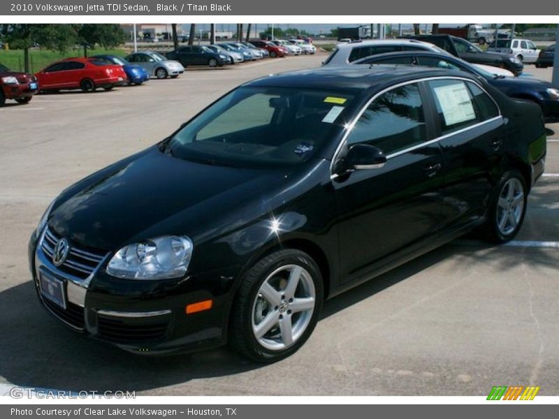 Black / Titan Black 2010 Volkswagen Jetta TDI Sedan