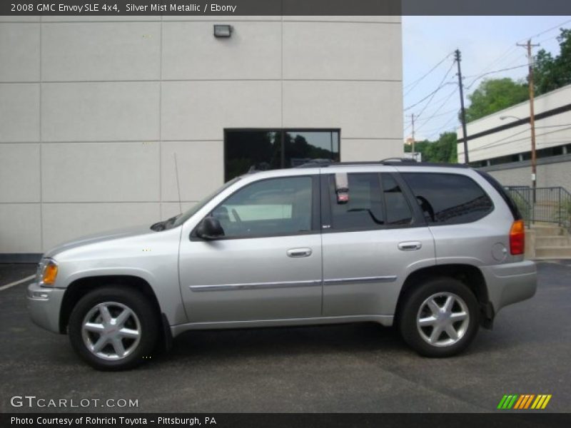 Silver Mist Metallic / Ebony 2008 GMC Envoy SLE 4x4