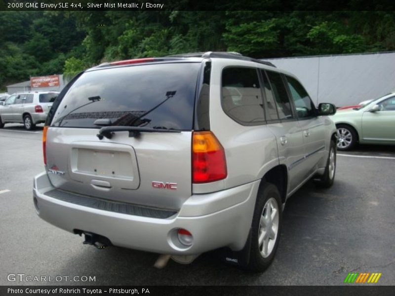 Silver Mist Metallic / Ebony 2008 GMC Envoy SLE 4x4