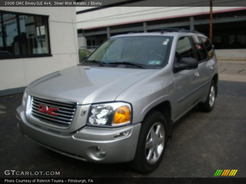 Silver Mist Metallic / Ebony 2008 GMC Envoy SLE 4x4
