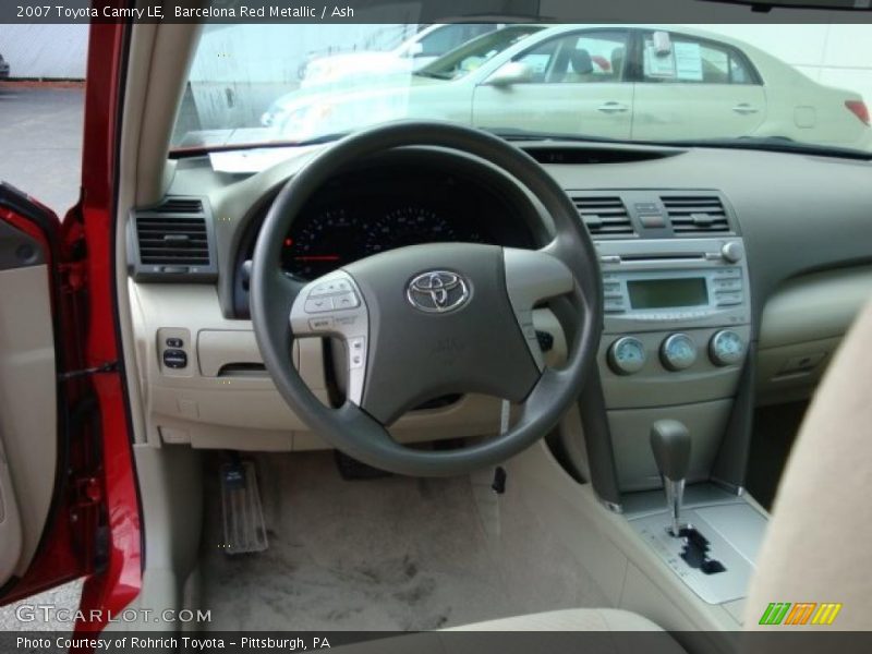 Barcelona Red Metallic / Ash 2007 Toyota Camry LE