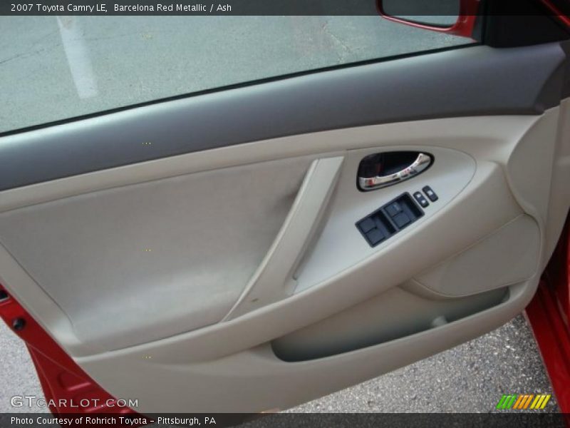 Barcelona Red Metallic / Ash 2007 Toyota Camry LE
