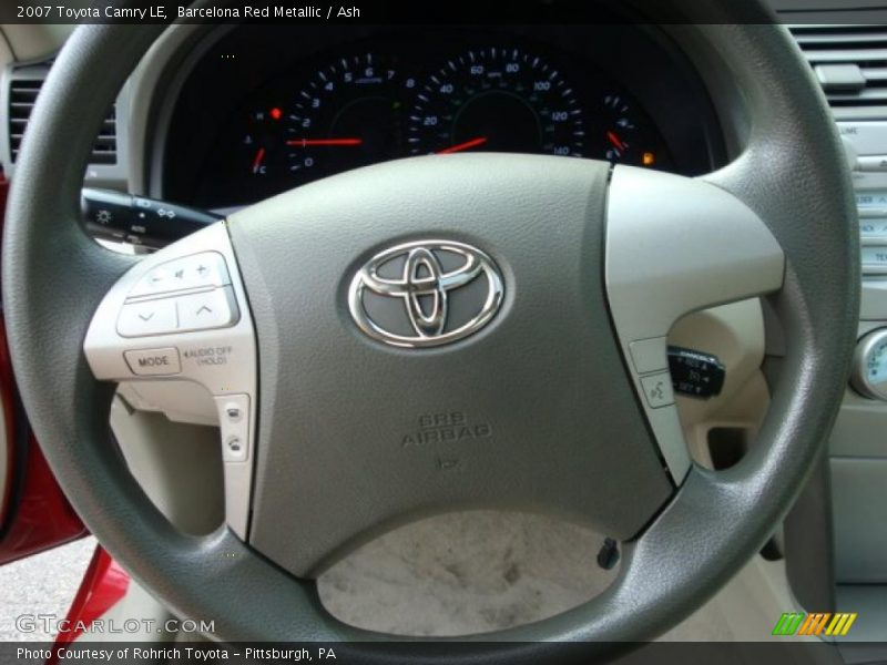 Barcelona Red Metallic / Ash 2007 Toyota Camry LE