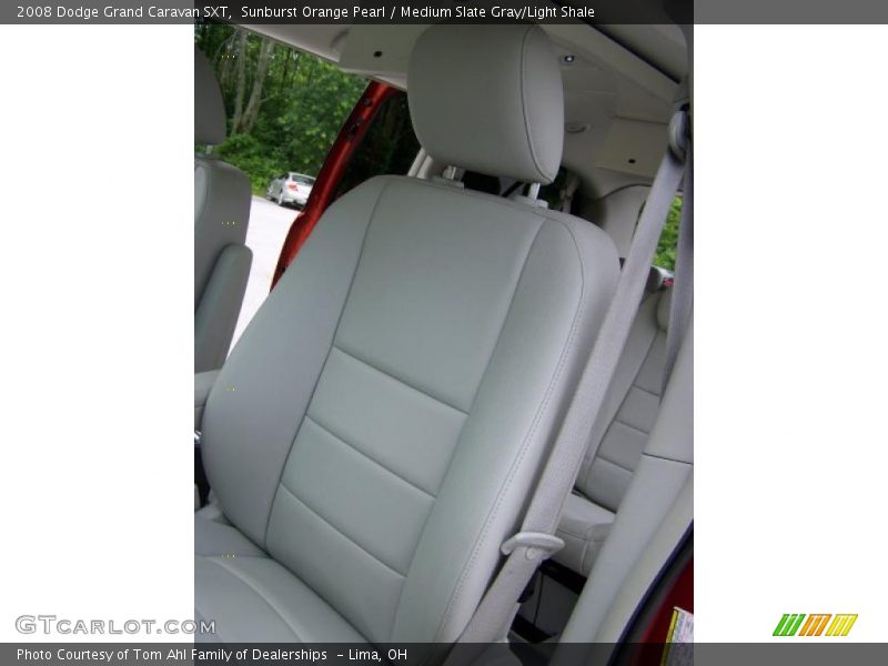 Sunburst Orange Pearl / Medium Slate Gray/Light Shale 2008 Dodge Grand Caravan SXT