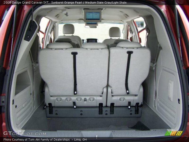 Sunburst Orange Pearl / Medium Slate Gray/Light Shale 2008 Dodge Grand Caravan SXT