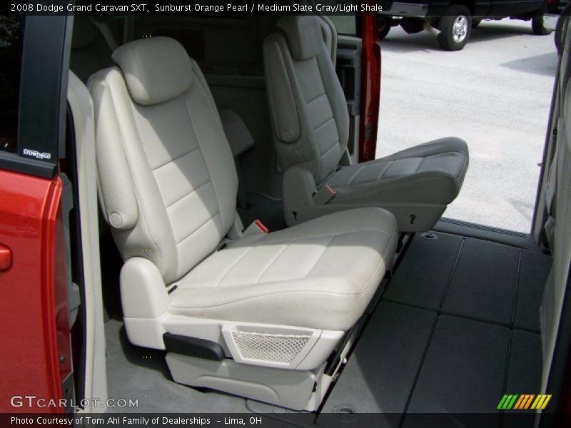 Sunburst Orange Pearl / Medium Slate Gray/Light Shale 2008 Dodge Grand Caravan SXT