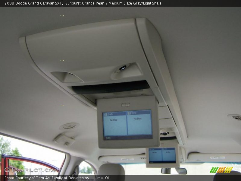 Sunburst Orange Pearl / Medium Slate Gray/Light Shale 2008 Dodge Grand Caravan SXT