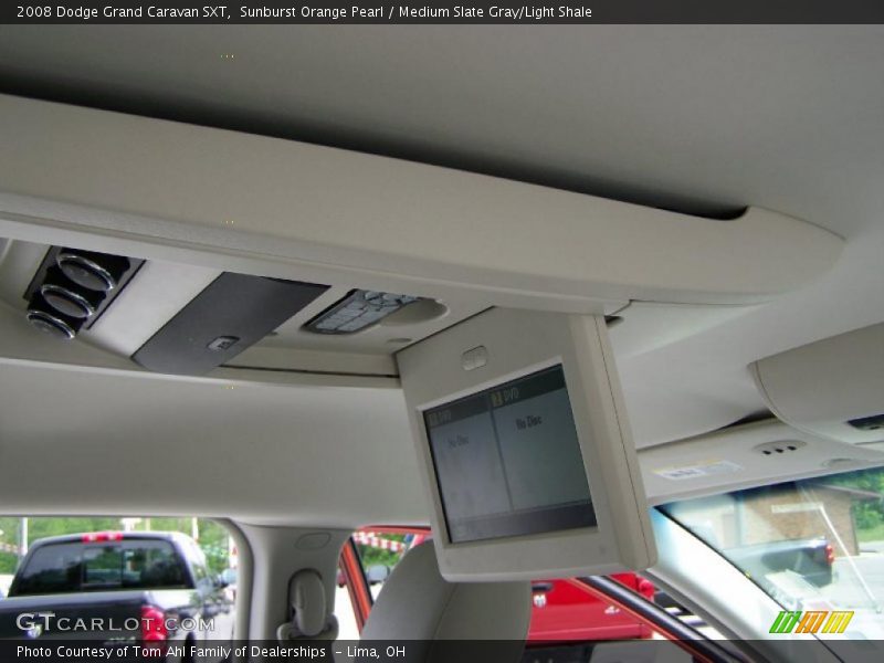 Sunburst Orange Pearl / Medium Slate Gray/Light Shale 2008 Dodge Grand Caravan SXT