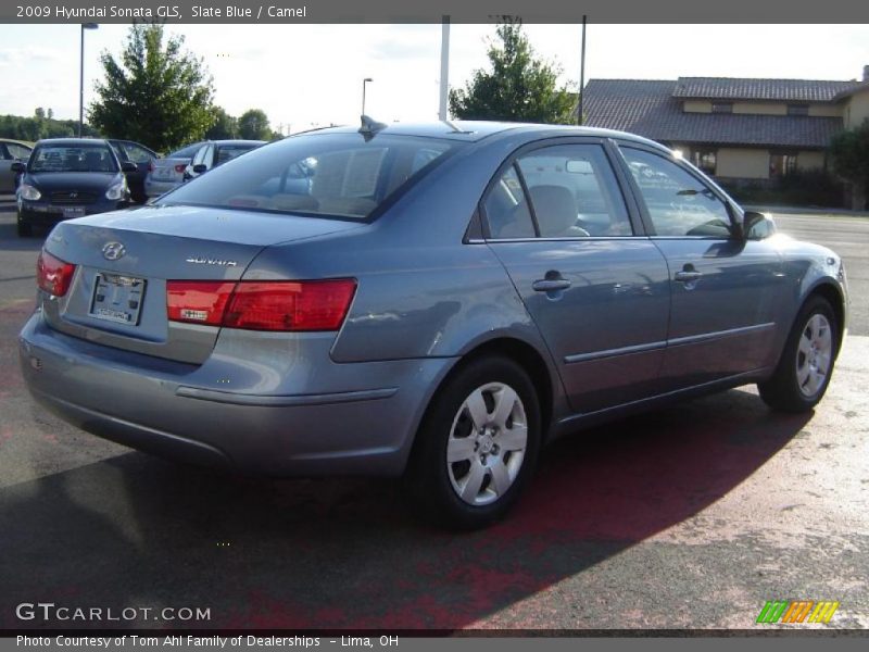 Slate Blue / Camel 2009 Hyundai Sonata GLS