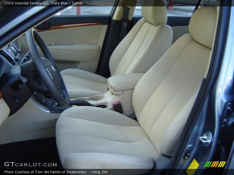 Slate Blue / Camel 2009 Hyundai Sonata GLS