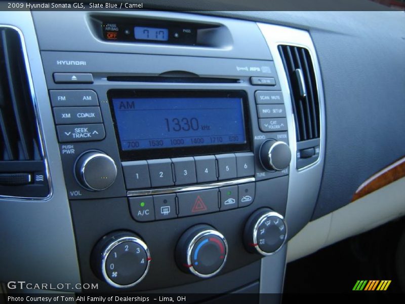 Slate Blue / Camel 2009 Hyundai Sonata GLS