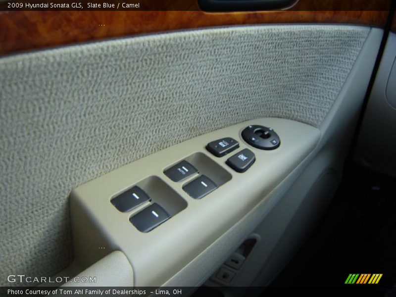 Slate Blue / Camel 2009 Hyundai Sonata GLS