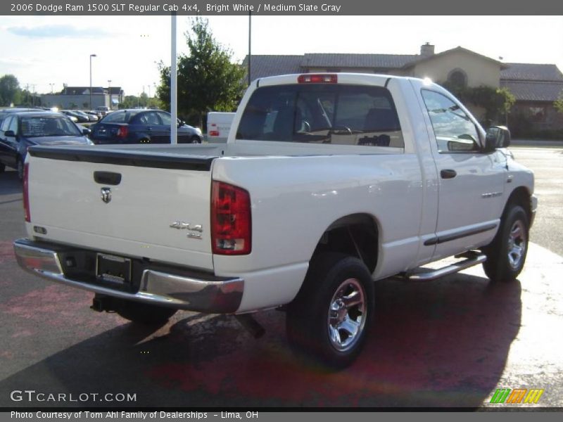 Bright White / Medium Slate Gray 2006 Dodge Ram 1500 SLT Regular Cab 4x4