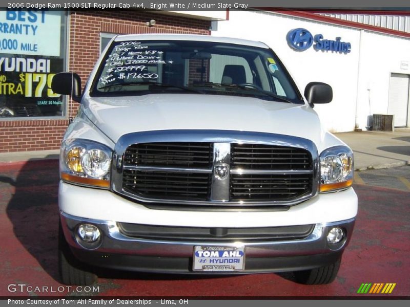 Bright White / Medium Slate Gray 2006 Dodge Ram 1500 SLT Regular Cab 4x4