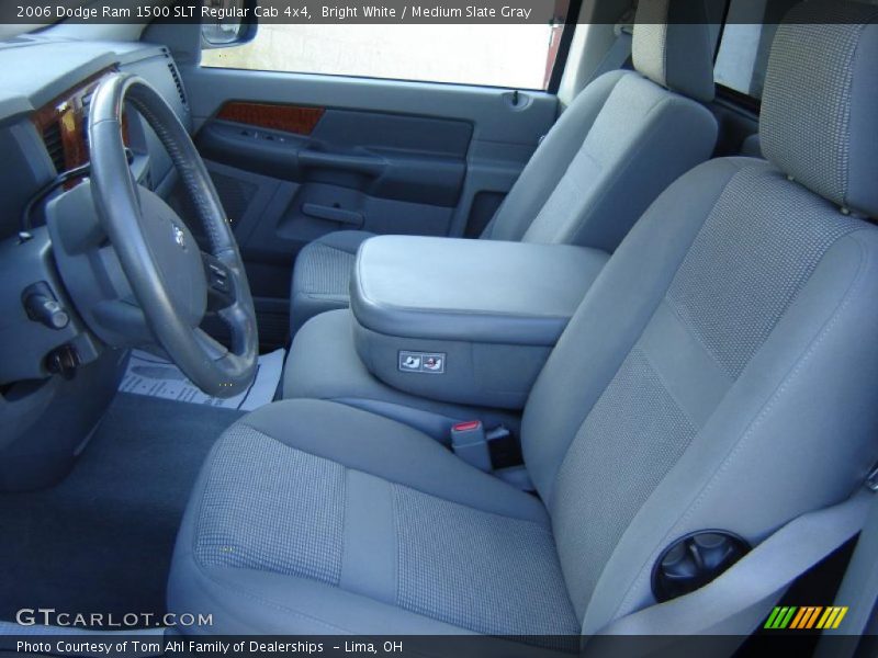 Bright White / Medium Slate Gray 2006 Dodge Ram 1500 SLT Regular Cab 4x4