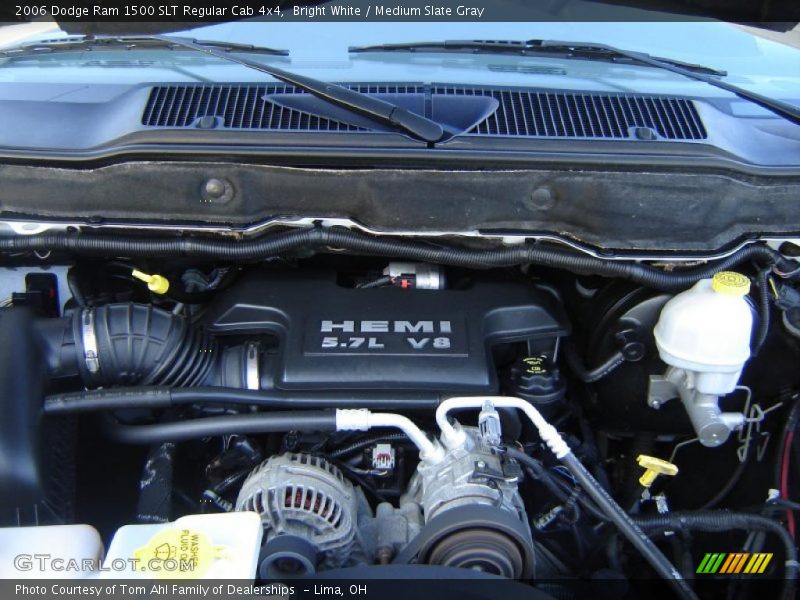 Bright White / Medium Slate Gray 2006 Dodge Ram 1500 SLT Regular Cab 4x4