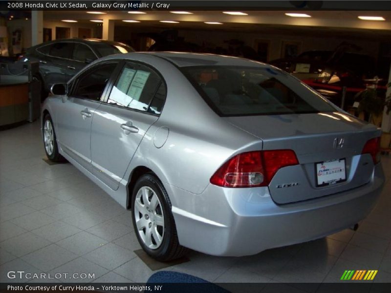 Galaxy Gray Metallic / Gray 2008 Honda Civic LX Sedan