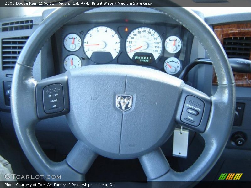 Bright White / Medium Slate Gray 2006 Dodge Ram 1500 SLT Regular Cab 4x4