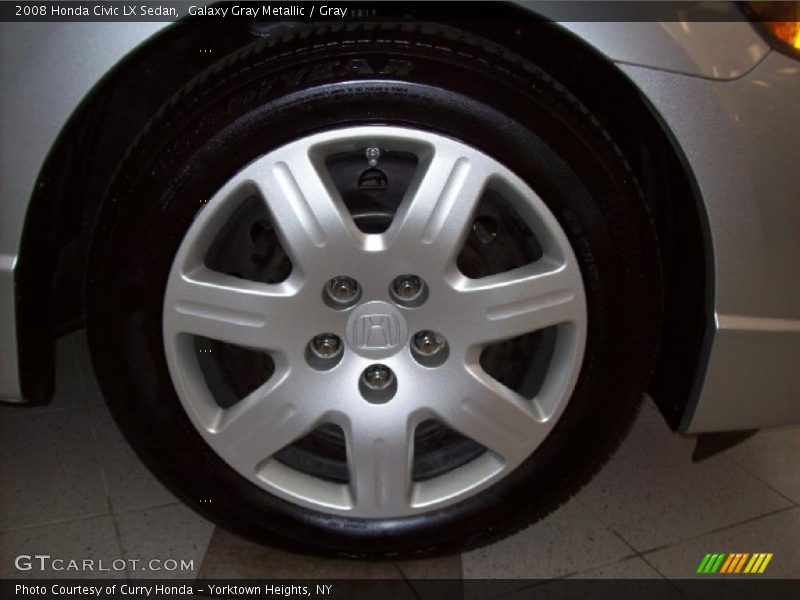 Galaxy Gray Metallic / Gray 2008 Honda Civic LX Sedan
