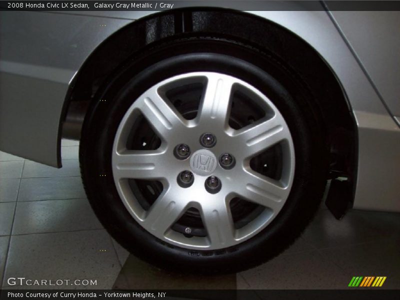 Galaxy Gray Metallic / Gray 2008 Honda Civic LX Sedan