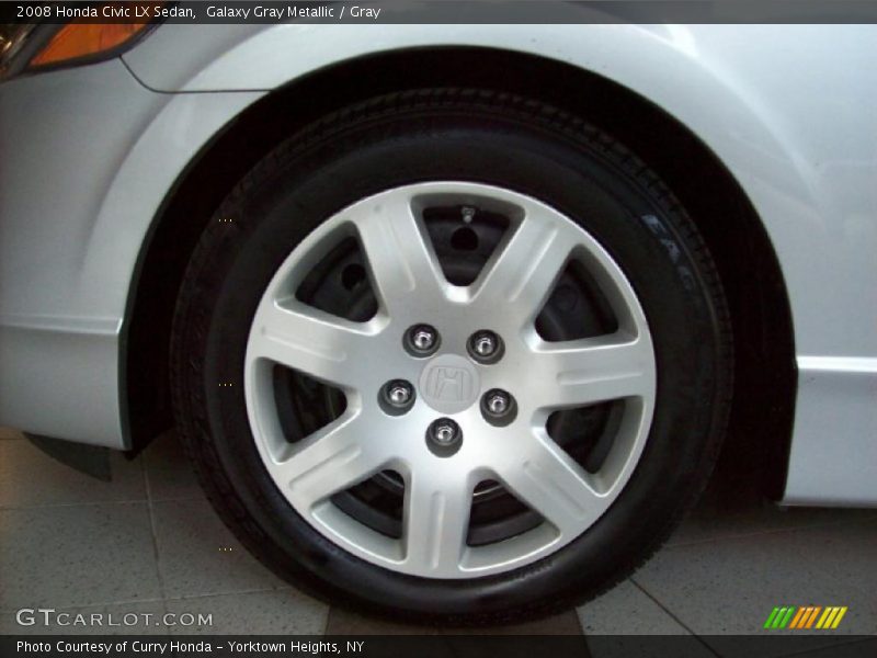Galaxy Gray Metallic / Gray 2008 Honda Civic LX Sedan