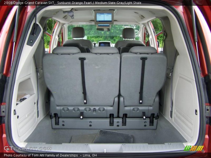 Sunburst Orange Pearl / Medium Slate Gray/Light Shale 2008 Dodge Grand Caravan SXT