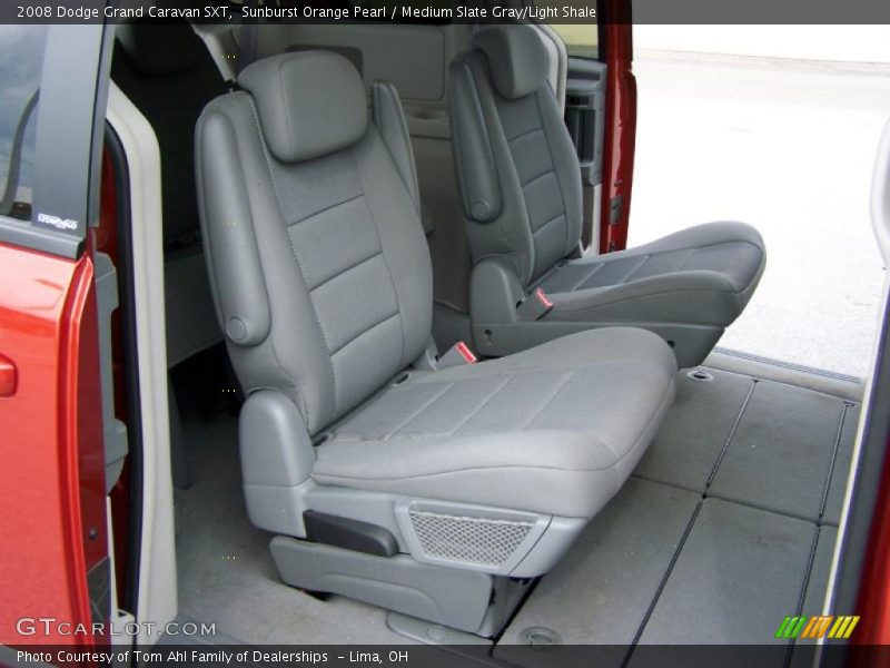 Sunburst Orange Pearl / Medium Slate Gray/Light Shale 2008 Dodge Grand Caravan SXT