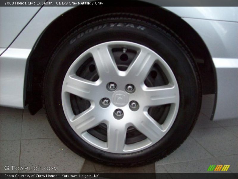 Galaxy Gray Metallic / Gray 2008 Honda Civic LX Sedan