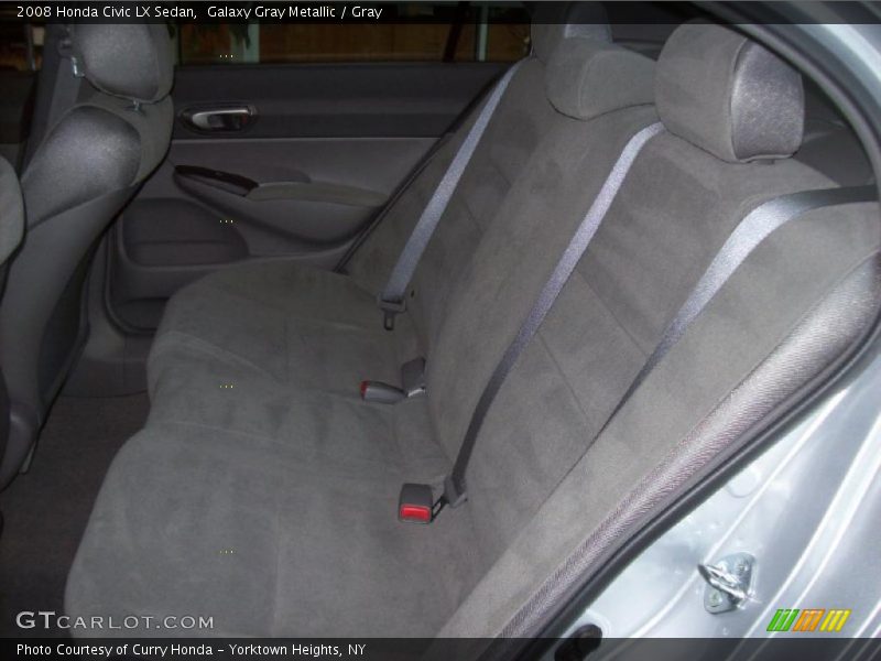 Galaxy Gray Metallic / Gray 2008 Honda Civic LX Sedan