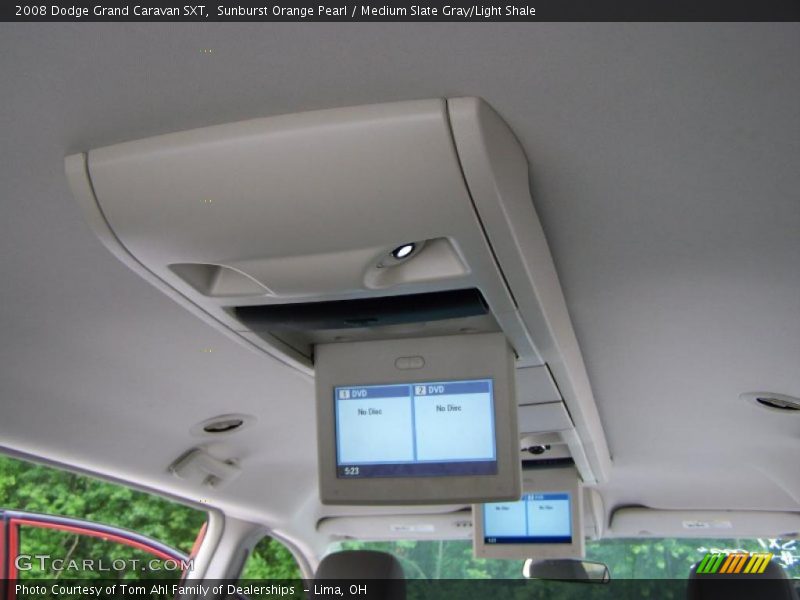 Sunburst Orange Pearl / Medium Slate Gray/Light Shale 2008 Dodge Grand Caravan SXT