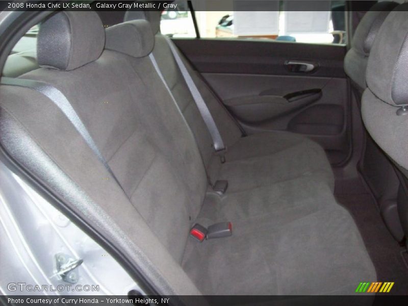 Galaxy Gray Metallic / Gray 2008 Honda Civic LX Sedan