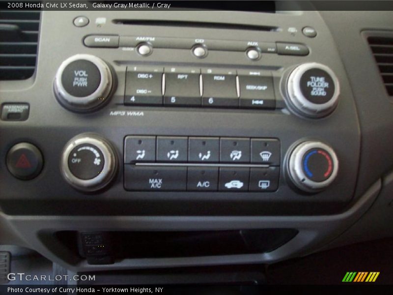 Galaxy Gray Metallic / Gray 2008 Honda Civic LX Sedan