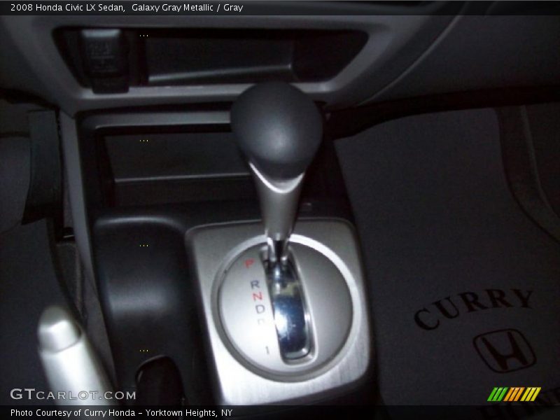Galaxy Gray Metallic / Gray 2008 Honda Civic LX Sedan