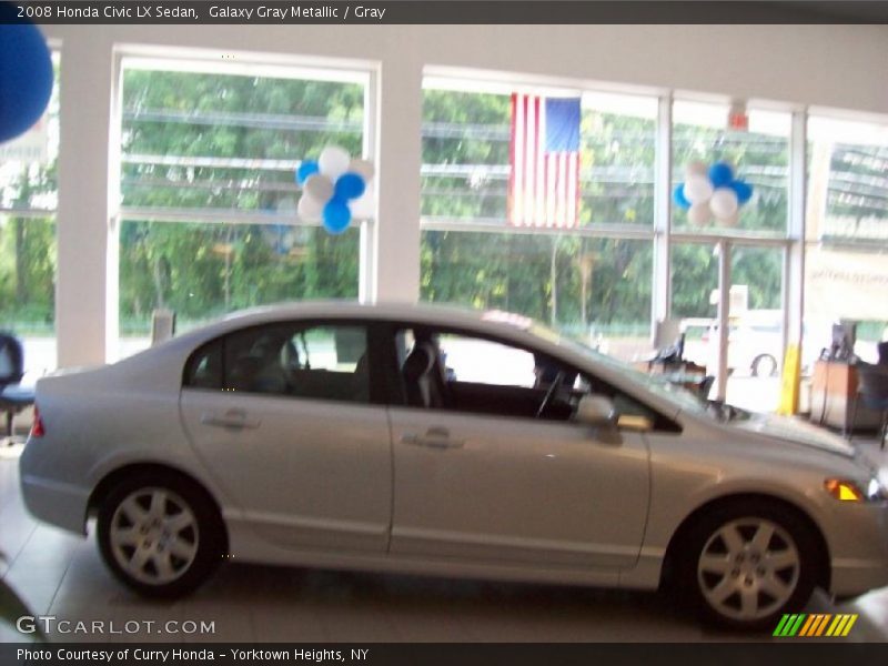 Galaxy Gray Metallic / Gray 2008 Honda Civic LX Sedan